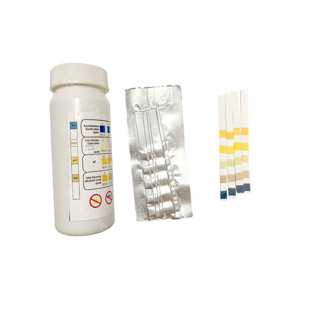60614 4 in 1 test strips test Chlorine and pH Total Alkalinity Total