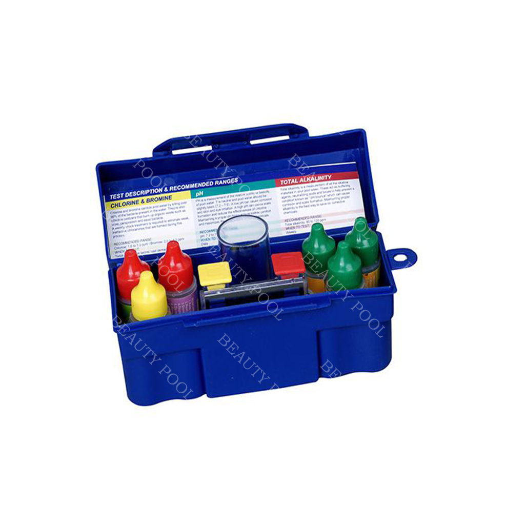 60608 5way Test Kit for pool & spa PH CL Bromine Alkalinity Acid